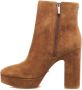 Guess Bruine Suède Enkellaars met Puntige Neus en Slip On Brown Dames - Thumbnail 4