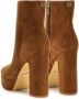 Guess Bruine Suède Enkellaars met Puntige Neus en Slip On Brown Dames - Thumbnail 7