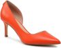 Guess Elegante Oranje Leren Stiletto Pumps Orange Dames - Thumbnail 3