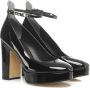 Guess Zwarte Lakleren Decollete met Enkelbandje Black Dames - Thumbnail 3