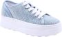 GUESS Queeny2 Dames Sneakers Blauw - Thumbnail 6