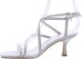 Guess Zilveren Glitter Vierkante Neus Sandalen Gray Dames - Thumbnail 11