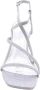 Guess Zilveren Glitter Vierkante Neus Sandalen Gray Dames - Thumbnail 12