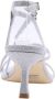 Guess Zilveren Glitter Vierkante Neus Sandalen Gray Dames - Thumbnail 13