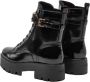 Guess Zwarte Veters Polyurethaan Laarzen Black Dames - Thumbnail 31
