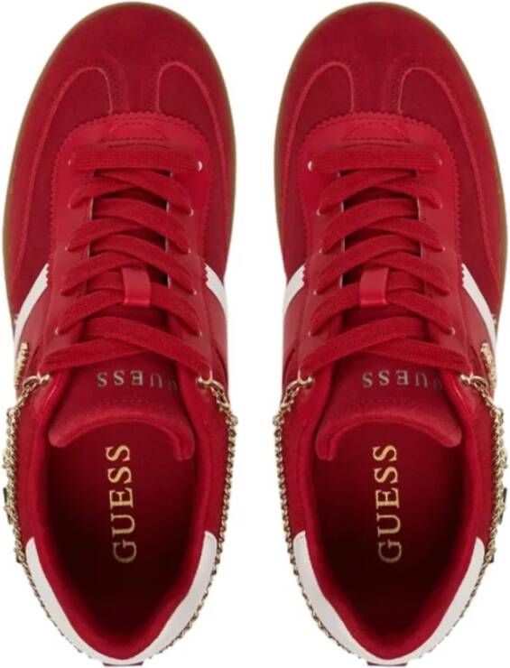 Guess Rode modieuze sneakers voor vrouwen