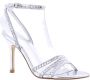 Guess Polyester Sandalen met Strass en Bandjes Gray Dames - Thumbnail 8