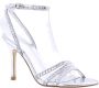 GUESS Divinit2 Dames Sandalen met Hak Zilver - Thumbnail 4