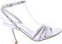 GUESS Divinit2 Dames Sandalen met Hak Zilver - Thumbnail 9