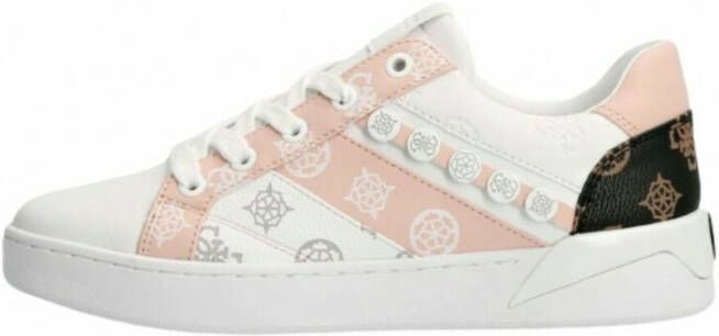 Guess Roxo Sneaker Shoes Ecopelle Ds22Gu02 Fl5Rxofal12 Wit Dames