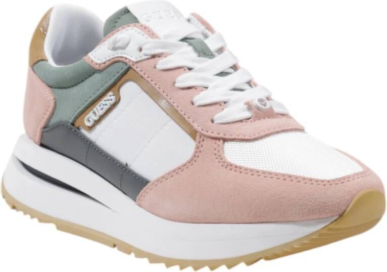 Guess Roze Veterschoenen voor vrouwen Multicolor Dames
