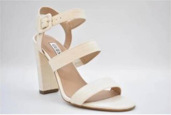 Guess Hoge hak sandalen Beige Dames