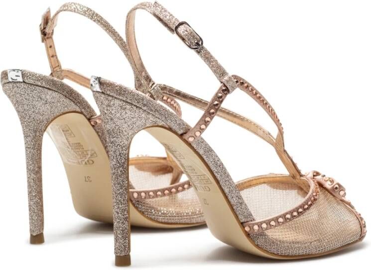 Guess Hoge hak sandalen Beige Dames