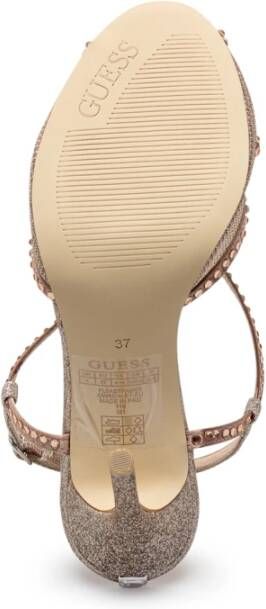 Guess Hoge hak sandalen Beige Dames