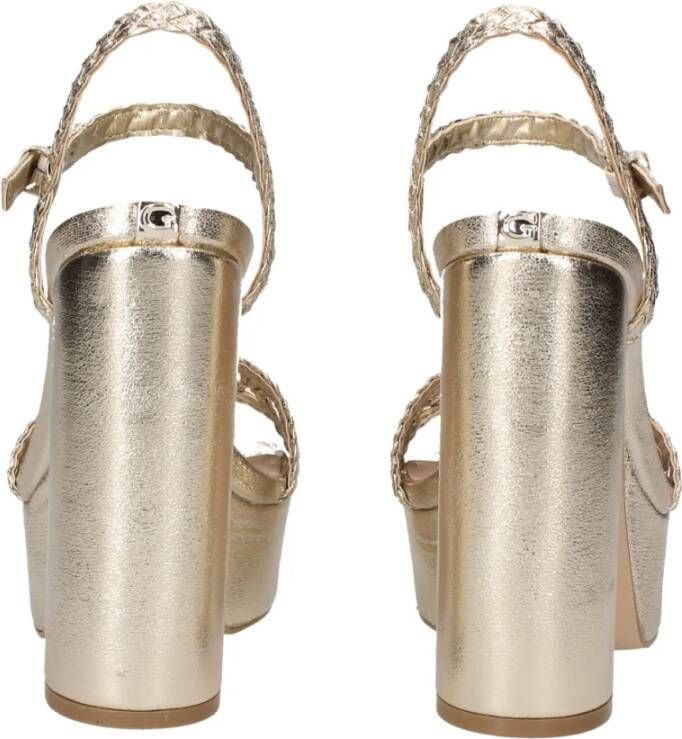 Guess Sandalen met hoge hakken Geel Dames