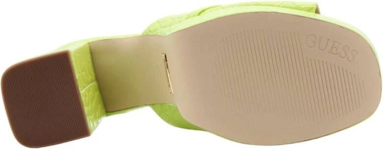Guess Hoge hak sandalen Groen Dames