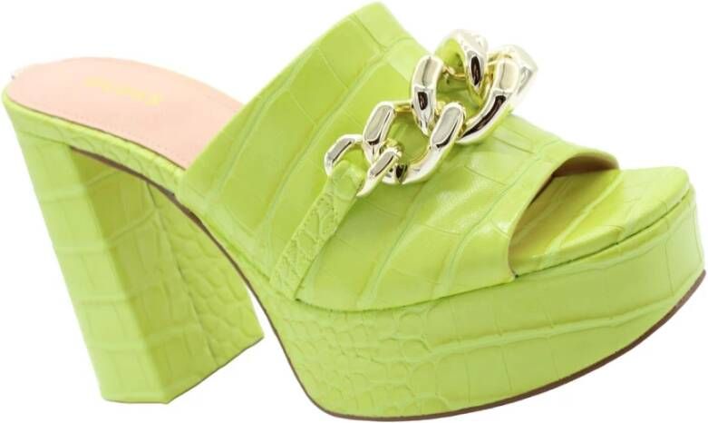 Guess Hoge hak sandalen Groen Dames