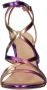 Guess Elegante Iridescente Hoge Hak Sandalen Purple Dames - Thumbnail 4