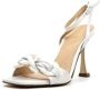 Guess Wit Leren Enkelband Sandaal White Dames - Thumbnail 5