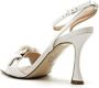 Guess Wit Leren Enkelband Sandaal White Dames - Thumbnail 6