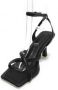 Guess Kaiha TC 105 Zwarte Suède Strass Sandalen Black Dames - Thumbnail 7