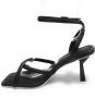 Guess Kaiha TC 105 Zwarte Suède Strass Sandalen Black Dames - Thumbnail 8