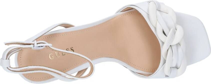 Guess Sandalen Wit White Dames