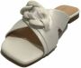 Guess Wrapless leather sandals in chain detail Wit Dames - Thumbnail 8