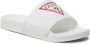 Guess Iconische Logo Sliders Platte Schoenen White Heren - Thumbnail 3