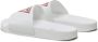 Guess Iconische Logo Sliders Platte Schoenen White Heren - Thumbnail 4