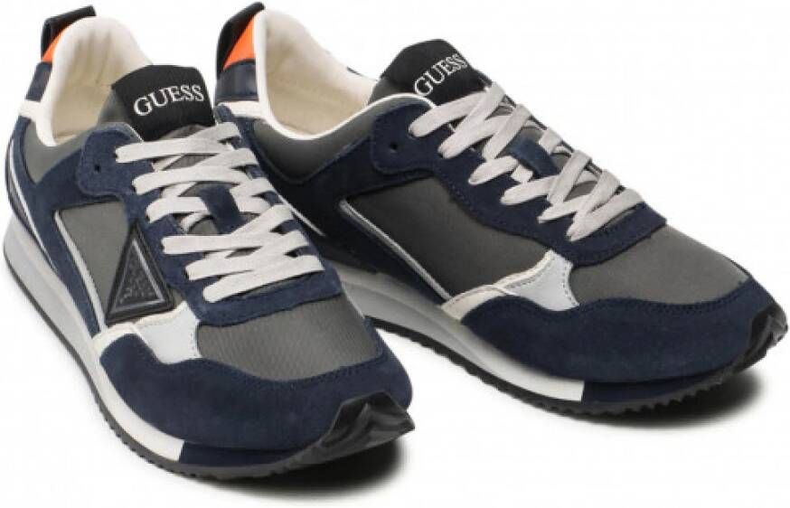 Guess Blauwe hardloopschoenen voor heren Fm6Trefam12 Blauw Heren