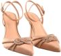 Guess Satijnen Sandalen met Enkelbandje Beige Dames - Thumbnail 7