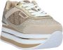 Guess Beige Sportieve Instap Sneakers met Veters Multicolor Dames - Thumbnail 14