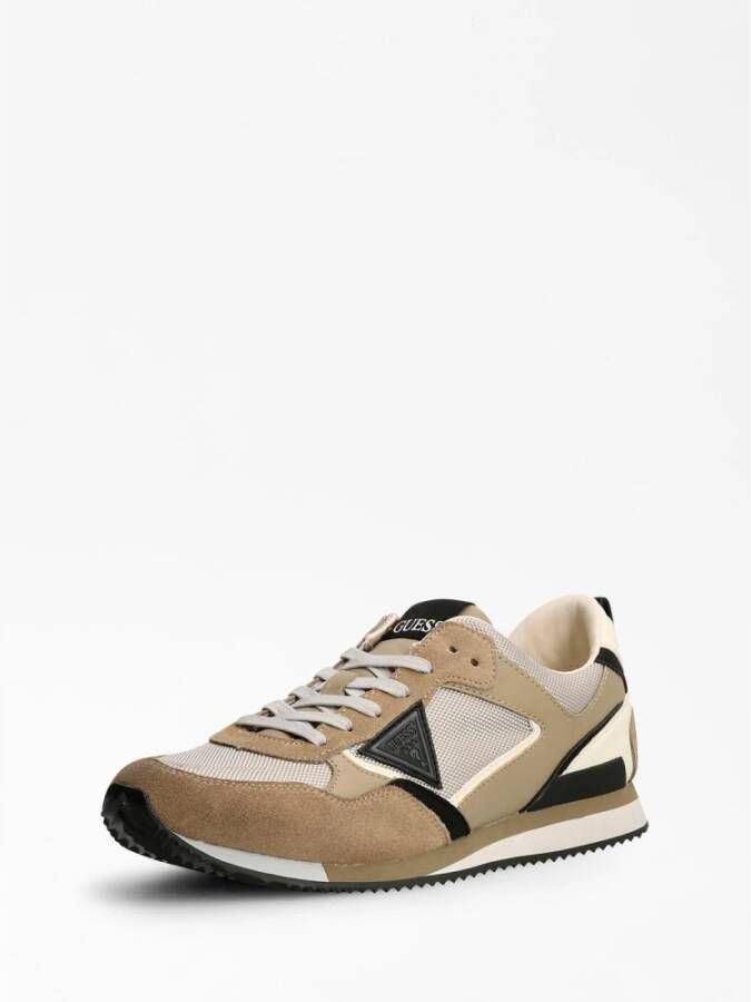 Guess Treviso Sneakers Stijlvol en Duurzaam Beige Heren