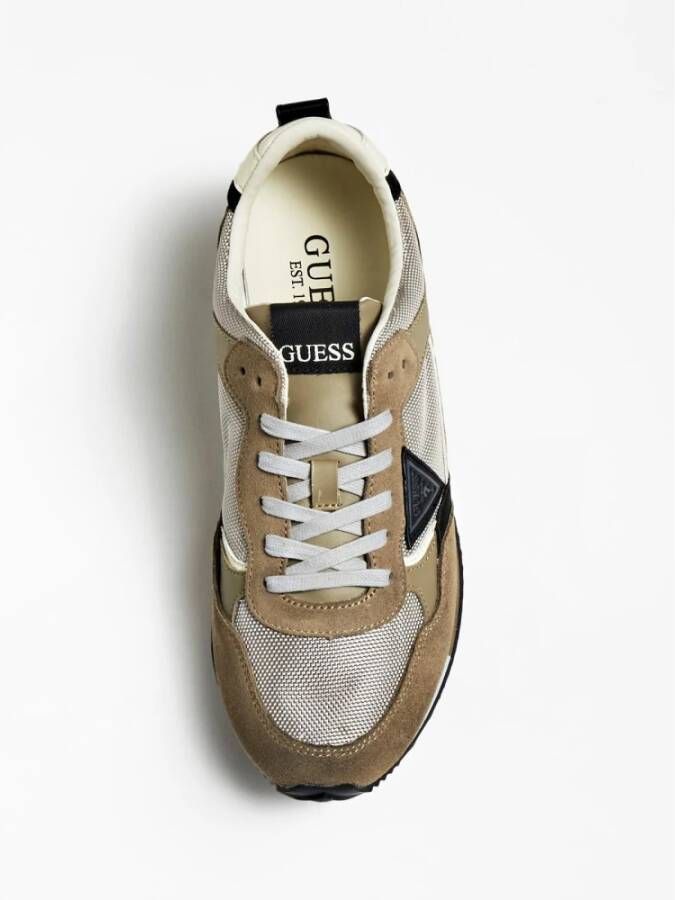 Guess Treviso Sneakers Stijlvol en Duurzaam Beige Heren