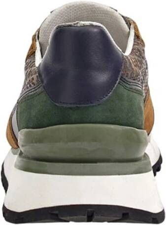 Guess Casual Stijl Verhogende Sneakers voor Heren Bruin Heren
