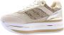 Guess Beige Sportieve Instap Sneakers met Veters Multicolor Dames - Thumbnail 9