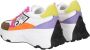 Guess Gekleurde Leren Sneakers met Ronde Neus Multicolor Dames - Thumbnail 12