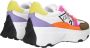 Guess Gekleurde Leren Sneakers met Ronde Neus Multicolor Dames - Thumbnail 14