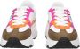 Guess Gekleurde Leren Sneakers met Ronde Neus Multicolor Dames - Thumbnail 15