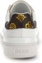 Guess Witte Leren Sneakers Fl7Bnn Fal12 White - Thumbnail 3