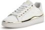 Guess Dames Lage Top Leren Sneakers Bonny Wit White Dames - Thumbnail 5