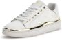 Guess Dames Lage Top Leren Sneakers Bonny Wit White Dames - Thumbnail 5