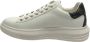 Guess Dames Vibo Leren Sneakers Wit Goud White Dames - Thumbnail 9