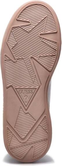 Guess Witte Synthetische Sneakers Fl5Mlsfam12 Wit Dames