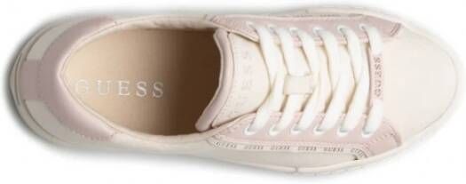 Guess Fl6Pi4Fab12 Witte Sneakers Trendy Model Wit Dames