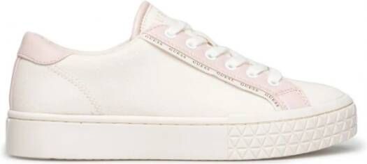 Guess Fl6Pi4Fab12 Witte Sneakers Trendy Model Wit Dames