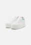 Guess Witte Leren Sneakers met Opgezet Logo White Dames - Thumbnail 4