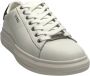 Guess Witte Bruine Leren Vibo Sneaker White Heren - Thumbnail 7
