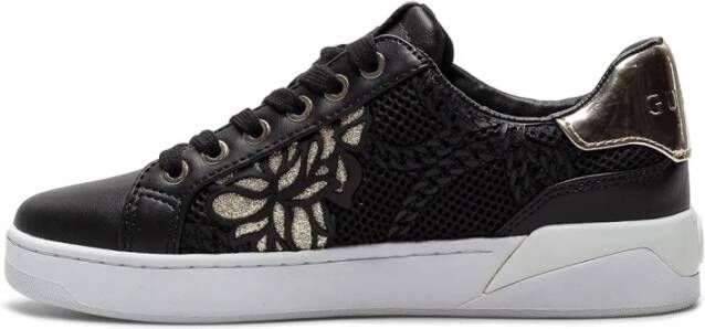 Guess Zwarte Synthetische Sneakers Fl5Rf2Fab12 Zwart Dames